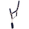 Y-H HY Rose Gold Lead Rope & Head Collar Full