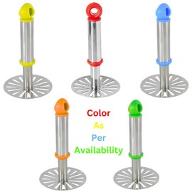 CHEFKIT Potato Masher | Heavy-Duty Stainless Steel Wire Head | Non-Slip Handle Kitchen Tool for Mashing Potatoes, Vegetables, Fruits & More | Easy to Use & Clean (Assorted Color)