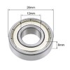 sourcing map 6001ZZ Deep Groove Ball Bearing 12x28x8mm Double Shielded
