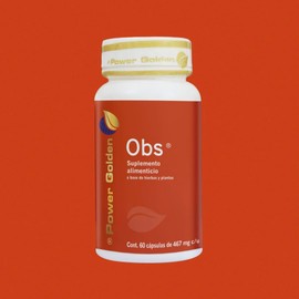 OBS Cápsula – Power Golden | Fórmula Natural en Cápsulas | 200 unidades