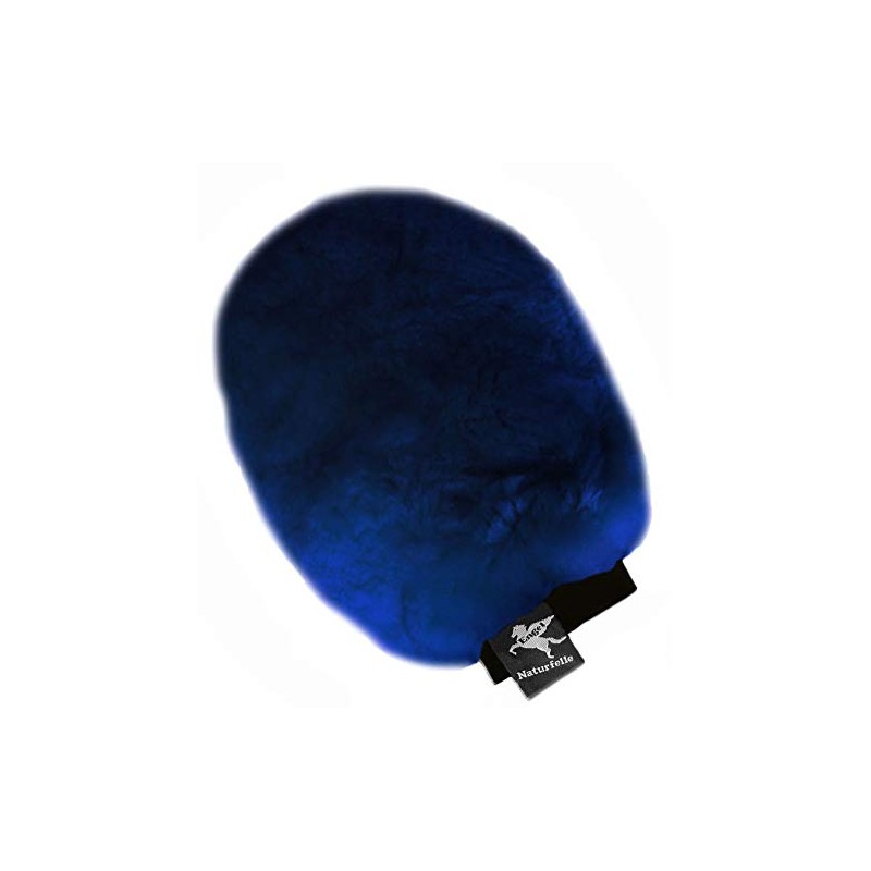 Engel Reitsport Lammfell Putzhandschuh zur Fellpflege PUHA1-MAR Marine blau