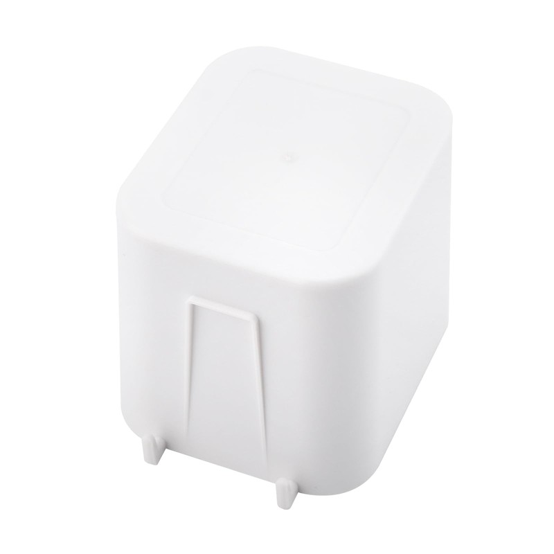 HAKZEON 4 Pack White Hanging Cup Holders, Plastic Pegboard Storage