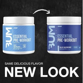 Cbum Essential Raw Nutrition 30 Servicios Blue Raspberry