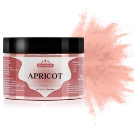 Yipoyilo Mica Powder - 100g Mica Powder for Epoxy Resin - Metallic Color Pigment for Resin, Soap, Bath Bombs, Eye Shadow, Nails, DIY Crafting Projects etc. (Apricot)