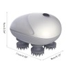 Waterproof Electric Scalp Massager Portable Head Massager Multiple Modes Handheld