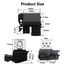 VZU 9673999980 Car Heater Motor Fan Blower Resistor for 108 2008 301 307 308 408 RCZ 3008 1308CP 5008 Citroen C1 C4 Picasso C5 2004-ON Spacetourer Berlingo Partner Traveller C-Elysee 9829220580