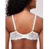 Deyllo Women's Push-Up Bra with Floral Lace Cups, Underwired Bra,