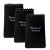 3pcs Waterproof Notebook, 3 x 5" Police Notepad, Write in