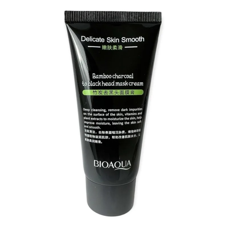 Mascarilla Puntos Negros Carbon Activo Espinillas Bioaqua Tipo de piel
