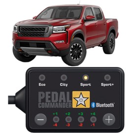 PEDAL COMMANDER para Nissan Frontier NP300 Accesorios 2006+, King Cab, Crew Cab, SV, Pro-4X, Desert Runner, 2.5 L, 3.8 L, 4.0 L, Controlador de respuesta del acelerador