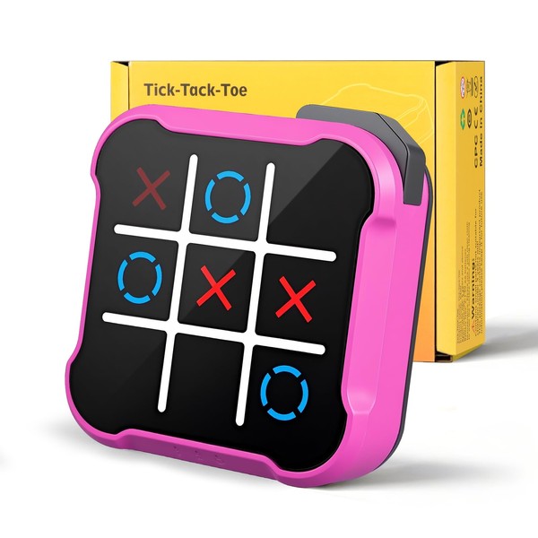 Tic Tac Toe Game, 4 in 1 Handheld Educational Game