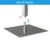 Lordear Rain Shower Head 10 Inch Square Waterfall Shower Head