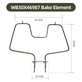 wb30x46987 bake element wb30x46987 oven bake element WB44K10001 WB44K10005 for GE Hotpoint Kenmore 2585W