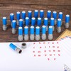 PATIKIL Font Marks Self-Inking Sign E Plastic Small Letters Stamps