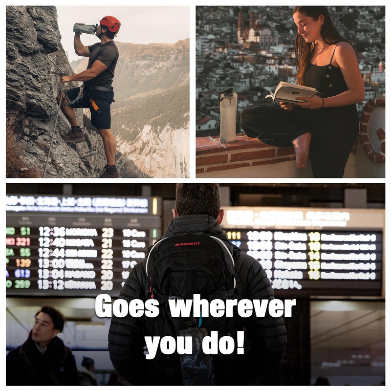 Vapur Solid 0.7-Liter Admiral Blue Wide Mouth Anti-Bottle Plastic Water