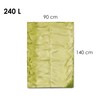 IDEA HOME - Pack of 10 LDPE Bin Bags, Rubbish