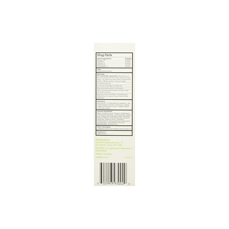 Cetaphil Daily Facial Moisturizer with Sunscreen, SPF 50+, 1.7 Fluid