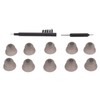 10pcs Sound Aid Replacement Domes Double Layers Sound Amplifier Earbud