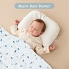 Baby Muslin Swaddle Blankets Cotton Receiving Blanket Newborn Squares Breathable