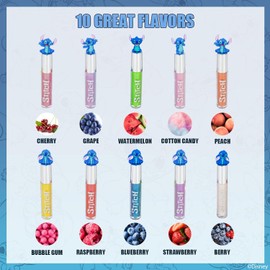 Stitch Brillo Labial Vegetal 10 pzas Niñas Regalo Fiesta