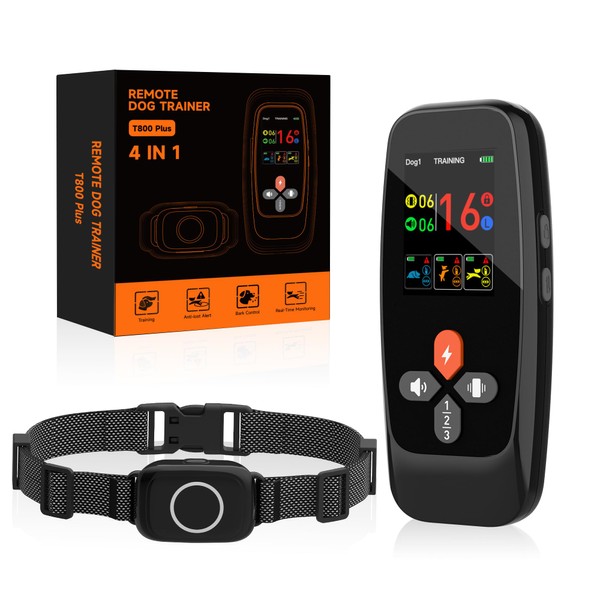 PETHEY Dog Shock Collar-with Remote Control, The Safest Dog Training