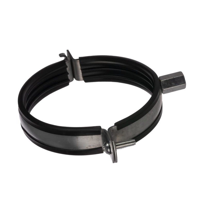 Pipe Clamp Diameter 100 mm Spiral Duct Pipe Seal Rubber