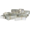 13a) 105 x 60 mm Clear Plastic PERFORATED Shrink Band