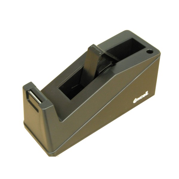 WOD ET-191BK Dual-Core Desktop Tape Dispenser Adhesive Roll Holder (Holds
