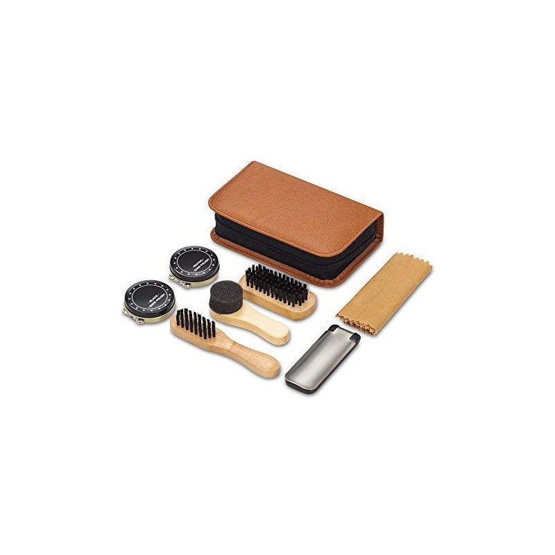 make it funwan Shoe Shine Kit with PU Leather Sleek