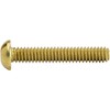 10-32 x 1" Round Head Machine Screws, Slotted Drive, Solid