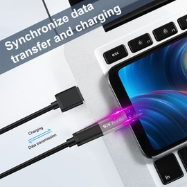 TRANLIKS Pack of 5 USB C to Micro USB, Micro USB Female to USB Type C Male Adapter Suitable for Charging and Data Sync (Grey)