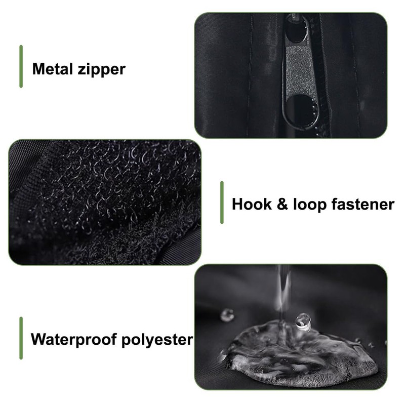 DONGKER Bird Cage Cover,Waterproof Bird Black-Out Warm Cover with Zipper