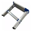 Hyper Tough Banco Aluminio Pequeño 1 Peldaño Uso Rudo Antidezlizante