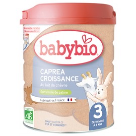 Babybio Caprea Growth 3 with Goat Milk From 10 Months to 3 Years Organic 800g