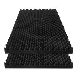 Micvtve 2 Pack Acoustic Foam Panels 48 X 24 X 2Inch For Home,Office, Recording Room, Studio