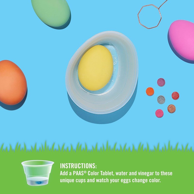 PAAS Easter Egg Coloring Cup Kits - 2 Pack