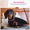 Hjyokuso Dachshund Jumper - Fleece Dog Jumper for Small Dogs,