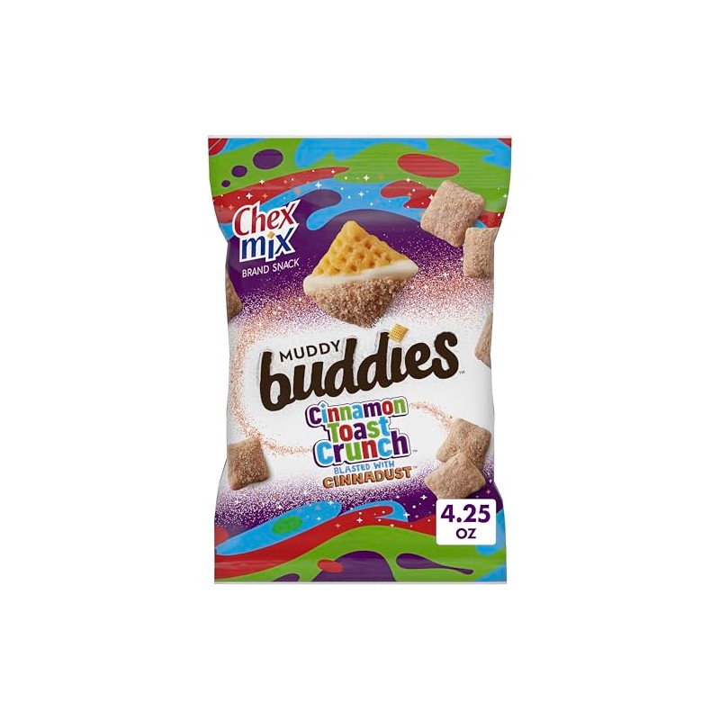 Chex Mix Muddy Buddies Cinnamon Toast Crunch Snack Mix, 4.25