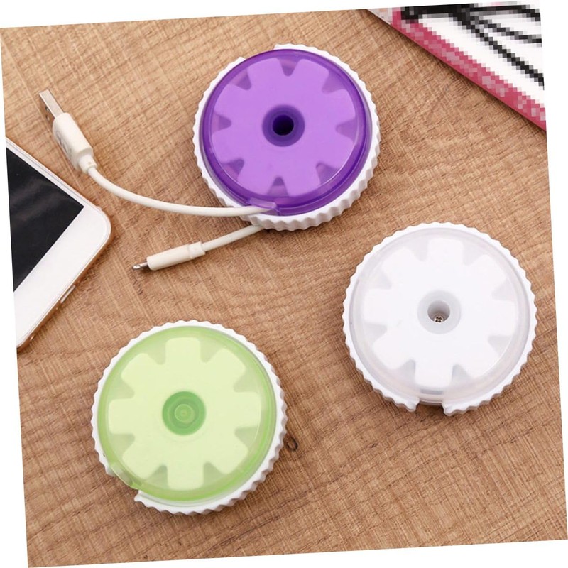 KICHOUSE Headset Cable Storage Box Wire Shortener Winder Compact Cable