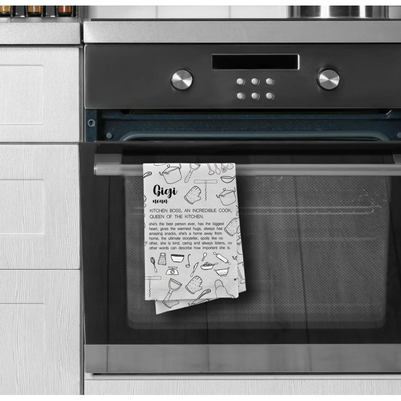 Gigi Kitchen Towel - Grandma Gift, Housewarming Tea Dish Towel