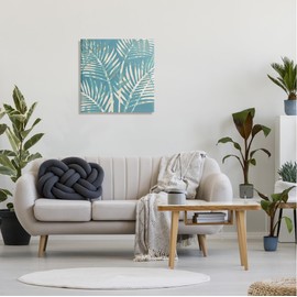 Stupell Industries Tropical Leaves Abstract Canvas Wall Art by Flora Kouta