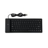 84 Keys Spanish USB Wired Silicone Keyboard Foldable Soft Silicone