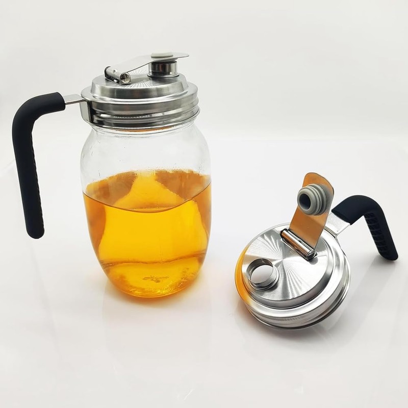 Erpmlyo 2Pc Stainless Steel Wide Mouth Jar Flip Prouting Spout