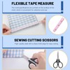 Glarks 215Pcs Sewing Kit, Multifunctional Sewing Supplies Repair Kit with