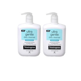 Neutrogena Ultra Gentle Daily Cleanser Foaming Formula for Sensitive Skin - 12 fl oz (Pack of 2)