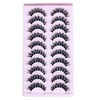 10 Pairs of “Foxy” 3D Lashes, a luxurious and high-quality