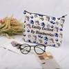 JNIAP Blueberry Farmer Gift Easily Excited By Blueberries Cosmetic Bag