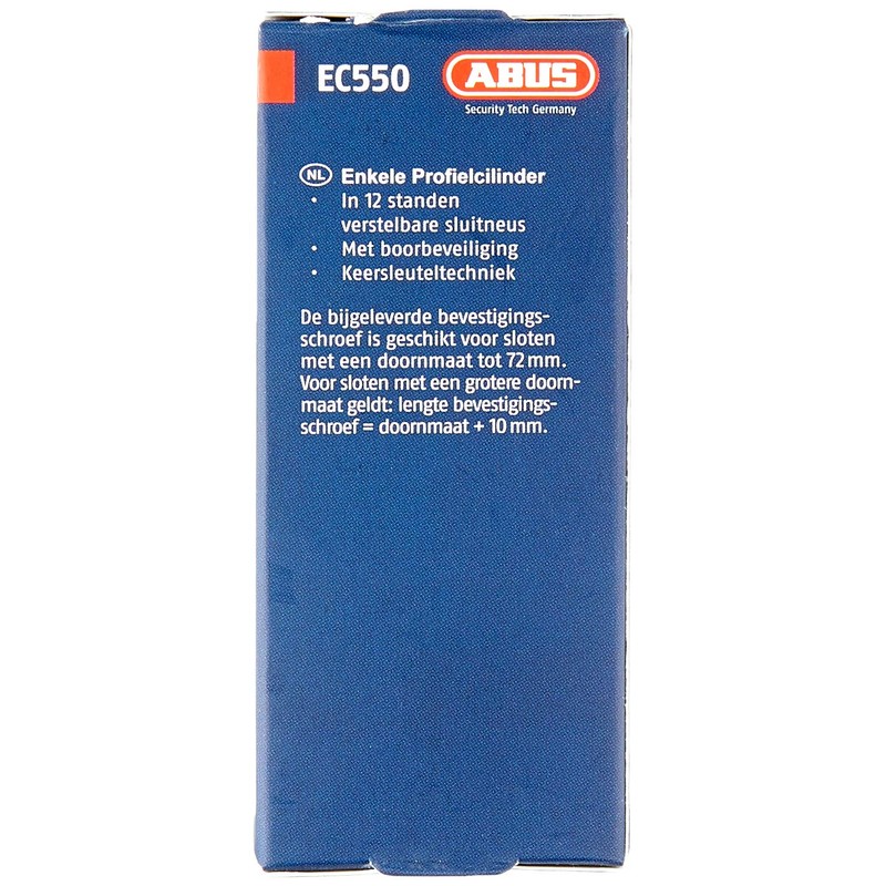 ABUS Half Cylinder Lock, LG 30/10 mm with 3 Keys,