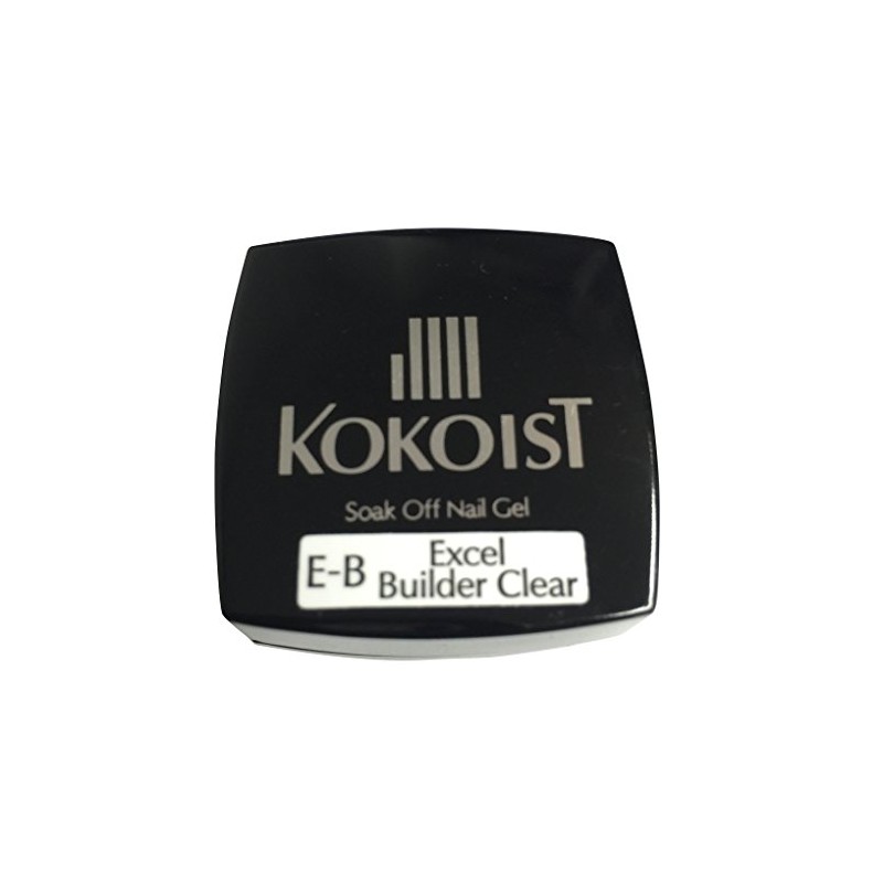 Kokoist Soak Off Clear Gel Excel Builder, 0.1 oz (4