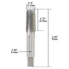 Kigauru 2Pcs NPT Tapered Pipe Thread Tap High Speed Steel